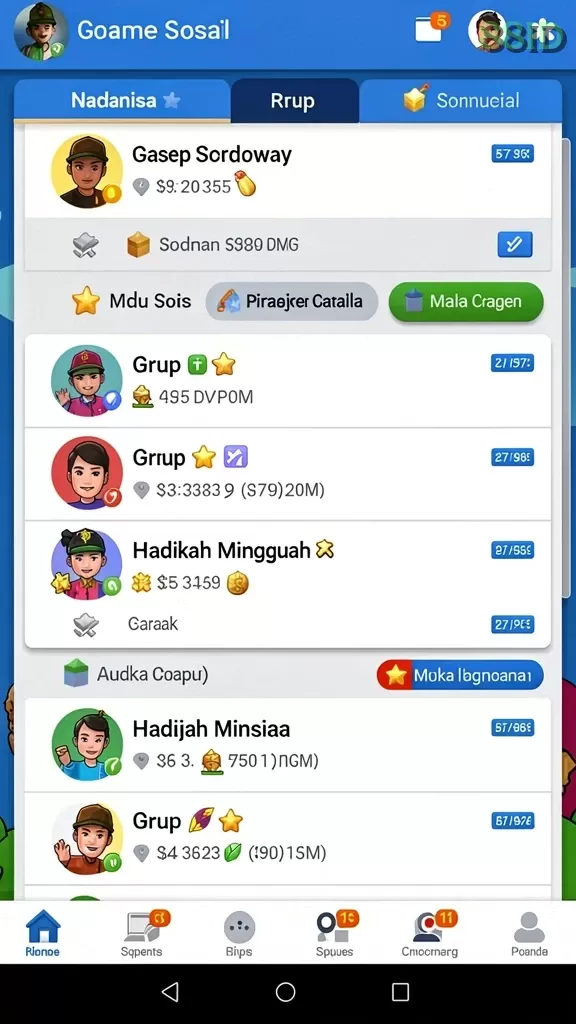 Cuplikan layar ULAR288 — pengaturan akun