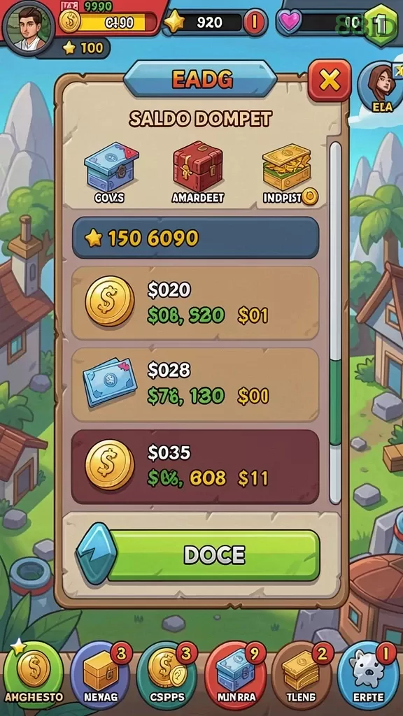 Cuplikan layar INTRO — pengaturan akun